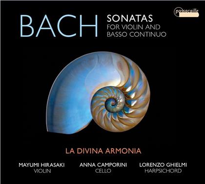 Johann Sebastian Bach (1685-1750), Mayumi Hirasaki, Anna Camporini, Lorenzo Ghielmi & La Divina Armonia - Sonatas For Violin And Basso Continuo - BWV 2021-1023, 964, 96