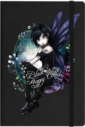 Hexxie Paige - Black Is My Happy Colour - A5 Hard Cover Notebook