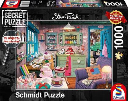 Secret Puzzle: Großmutters Stube - 1000 Teile Puzzle