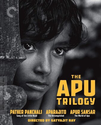 The Apu Trilogy (b/w, Criterion Collection, 3 Blu-rays)