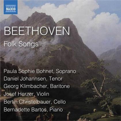 Ludwig van Beethoven (1770-1827), Paula Sophie Bonet, Daniel Johannsen, Georg Klimbacher, … - Folk Songs