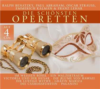 Ralph Benatzky, Paul Abraham, Oscar Straus (1870-1954) & Franz Lehar (1870-1948) - Die Schönsten Operetten (4 CDs)