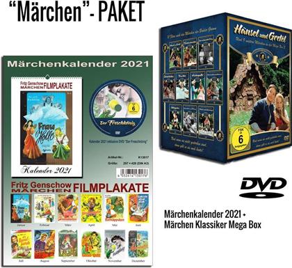 Märchen-Paket - Märchenkalender 2021 & 11 Märchen-Filme (11 DVDs)