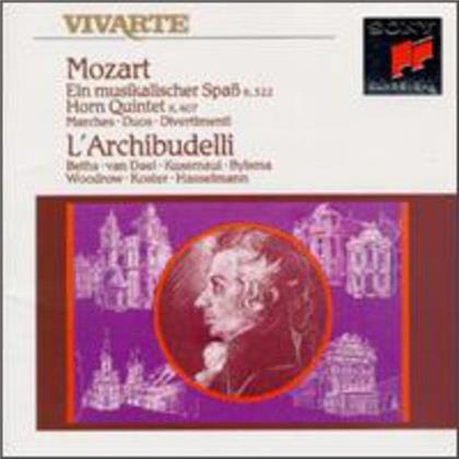 L'Archibudelli & Wolfgang Amadeus Mozart (1756-1791) - Ein musikalischer Spass, Hornquintett