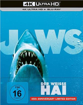 Der weisse Hai (1975) (45th Anniversary Edition, Limited Edition, Steelbook, 4K Ultra HD + Blu-ray)