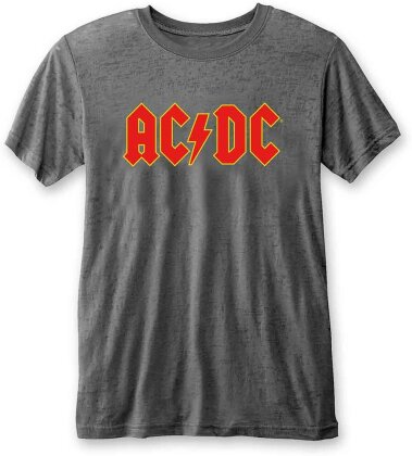 AC/DC Unisex T-Shirt - Logo (Burnout)
