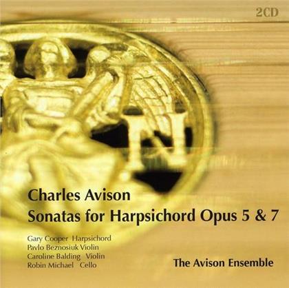 Charles Avison - SONATAS FOR HARPSICHORD OPUS 5&7 (2 CDs)