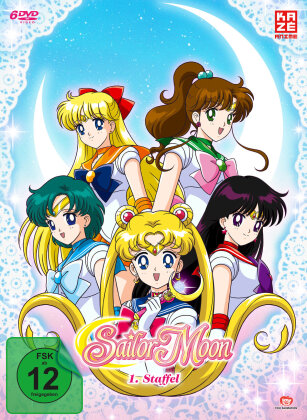 Sailor Moon - Staffel 1 (Gesamtausgabe, Schuber, Digipack, Remastered, 6 DVDs)