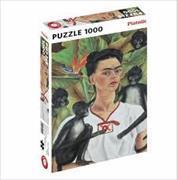 Frida Kahlo: Selbstbildnis mit Affen - 1000 Teile Puzzle