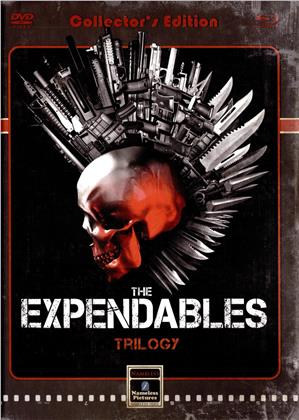 The Expendables 1-3 - Trilogy (Limited Collector's Edition, Mediabook, 3 Blu-rays + 3 DVDs)