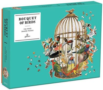 Bouquet of Birds - 750 Piece Shaped Puzzle