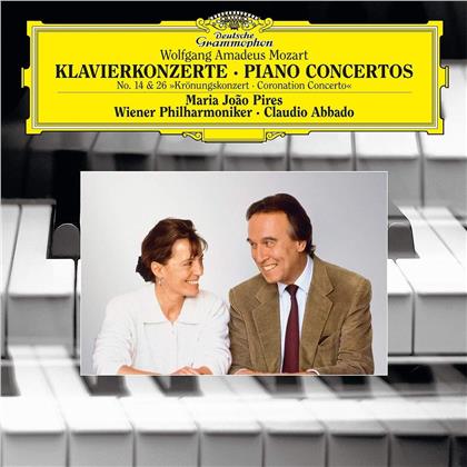 Wolfgang Amadeus Mozart (1756-1791), Claudio Abbado, Maria Joao Pires & Wiener Philharmoniker - Mozart: Piano Concertos Nr. 14 & Nr. 16 (LP)