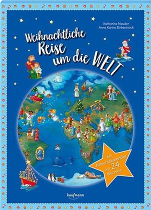 Weihnachtliche Reise um die Welt - Adventskalender mit 24 Büchlein