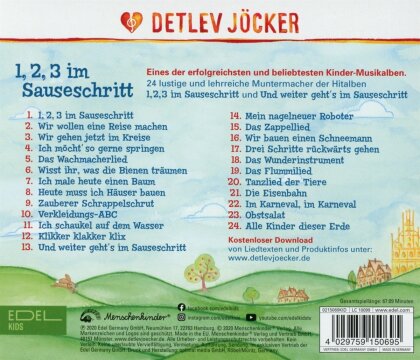 Detlev Jöcker - 1 2 3 Im Sauseschritt (Jubiläums Edition, 2020 Reissue)