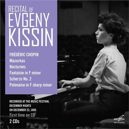 Frédéric Chopin (1810-1849) & Evgeny Kissin (*1971) - Recital Of Evgeny Kissin - December 1985