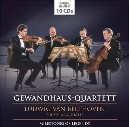 Gewandhaus Quartett & Ludwig van Beethoven (1770-1827) - Die Streichquartette (10 CDs)