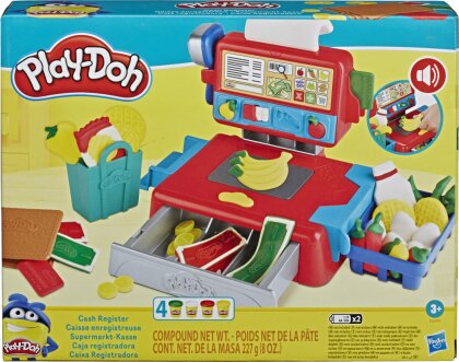 Play-Doh Supermarkt-Kasse - ca. 28x22x7 cm, 4 Dosen