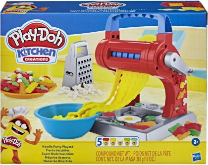 Play-Doh Super Nudelmaschine - ca. 28x22x8 cm, 5 Dosen à