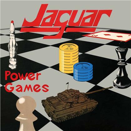 Jaguar - Power Games (2020 Reissue, High Roller Records, Limited, Silver Colored Vinyl, 2 LPs)