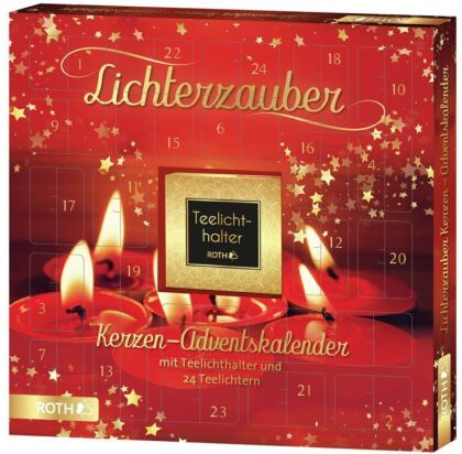 Kerzen-Adventskalender "Lichterzauber"