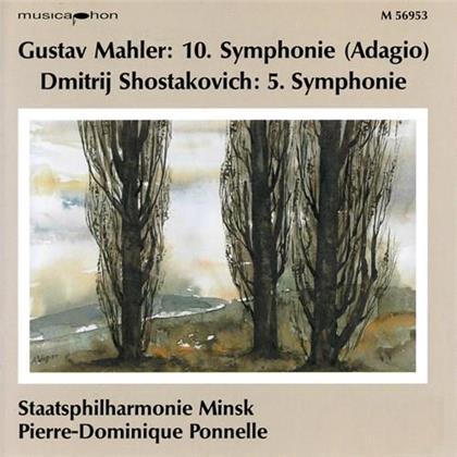 Gustav Mahler (1860-1911), Dimitri Schostakowitsch (1906-1975), Pierre-Dominique Ponnelle & Staatsphilharmonie Minsk - Symphonie 10, Symphonie 5