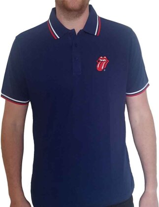 The Rolling Stones Unisex Polo Shirt - Classic Tongue