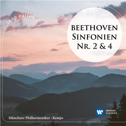 Ludwig van Beethoven (1770-1827), Rudolf Kempe & Münchner Philharmoniker MP - Sinfonien Nr. 2 & 4