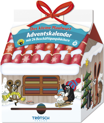 Der kleine Maulwurf - Adventskalender Haus mit 24 Minibüchern