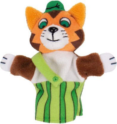 Trötsch Pettersson und Findus Plüsch-Fingerpuppe Findus