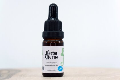 Herba di Berna CBD-Hanföl THC Frei - 6% CBD Broad Spectrum (10ml)