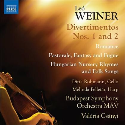 Leó Weiner, Valeria Csanyi, Ditta Rohmann, Melinda Felletar & Budapest Symphony Orchestra MAV - Divertimentos 1 & 2