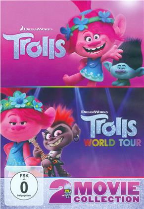 Trolls + Trolls World Tour: Trolls 2 - 2 Movie Collection (2 DVD)