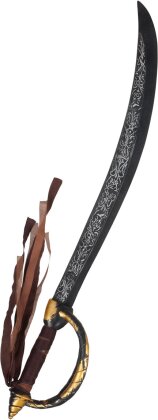 Piratenschwert, 68 cm - 68x10x8 cm, Kunststoff