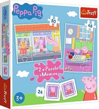 2in1 Puzzles + Memo - Peppa Pig