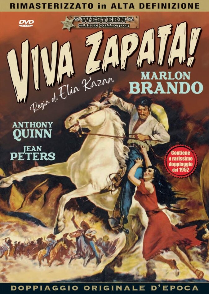 Viva Zapata! (1952) (Western Classic Collection, Doppiaggio Originale D'epoca, HD-Remastered, n/b)