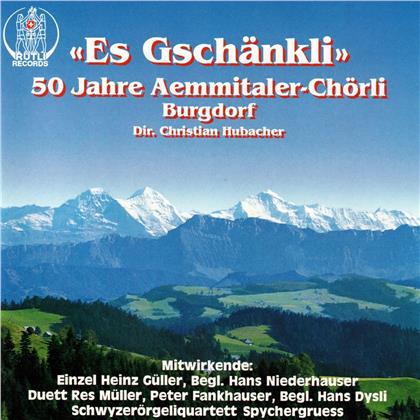 Aemmitaler-Chörli Burgdorf - Es Gschänkli 50 Jahre