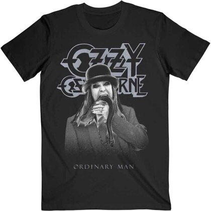 Ozzy Osbourne Unisex T-Shirt - Ordinary Man Snake Rayograph