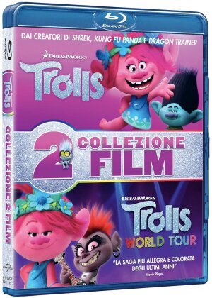 Trolls + Trolls World Tour - 2 Movie Collection (2 Blu-rays)