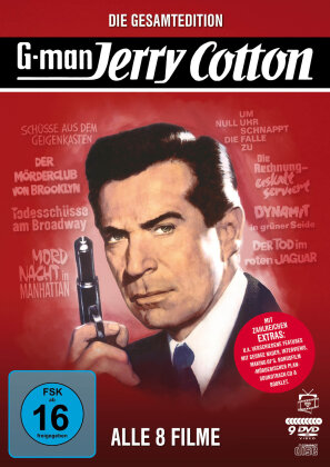 Jerry Cotton - Die Gesamtedition: Alle 8 Filme (Filmjuwelen, 9 DVD + CD)