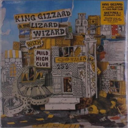 King Gizzard & The Lizard Wizard & Mild High Club - Sketches Of Brunswick East (Blue/Yellow Colored Vinyl, LP)