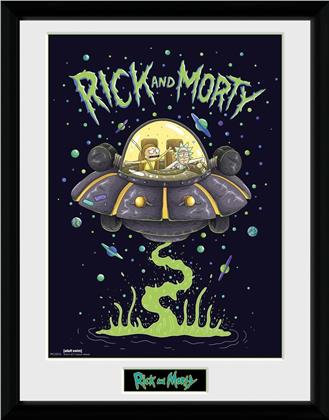 Rick And Morty: Ship - Framed Print 30cm x 40cm