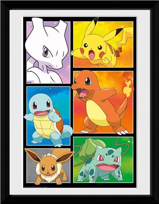 Pokemon: Comic Panels - Framed Print 30cm x 40cm