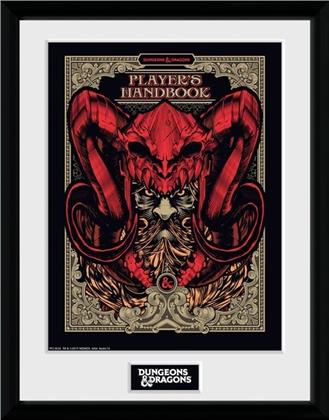 Dungeons And Dragons - Dungeons and Dragons Players Handbook Framed Print 30cm x 40cm