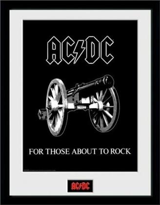 AC/DC - AC/DC For Those About to Rock Framed Print 30cm x 40cm