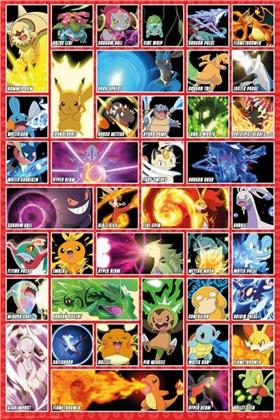 Pokemon: Moves - Poster 61cm x 91cm