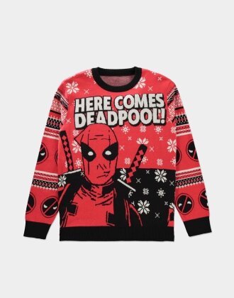 Deadpool - Knitted Christmas Jumper - Grösse XXL