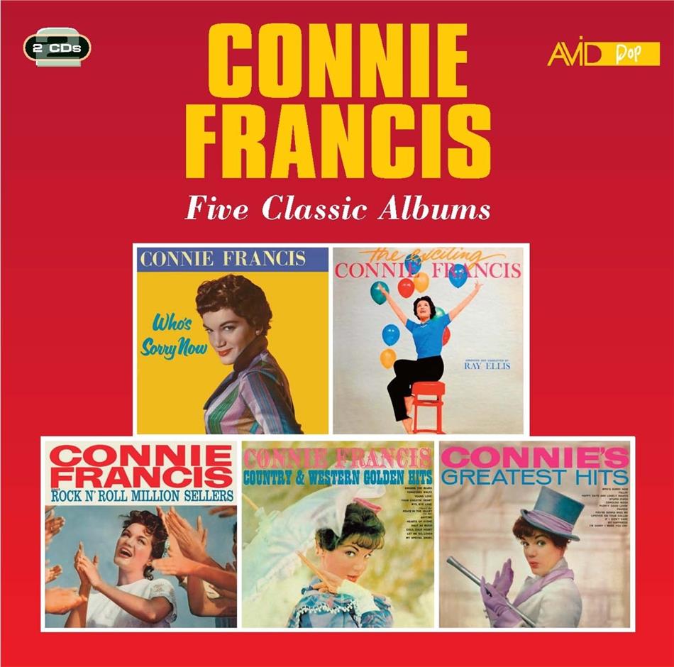 Connie Francis - Five Classic Albums (2 CDs)