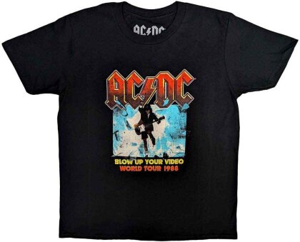 AC/DC Kids T-Shirt - Blow Up Your Video - Grösse 98/104