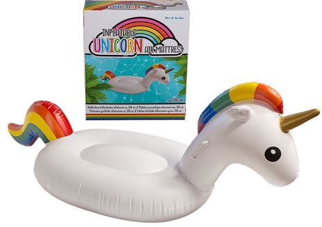Einhorn Luftmatratze aufblasbar 150 cm