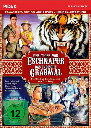 Der Tiger von Eschnapur / Das indische Grabmal (1959) (Pidax Film-Klassiker, Remastered, 2 DVDs)